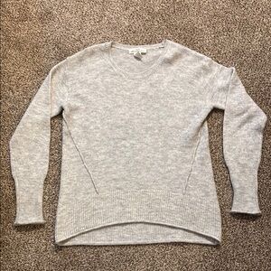 H&M LOGG wool blend Cozy Gray Sweater Medium EUC